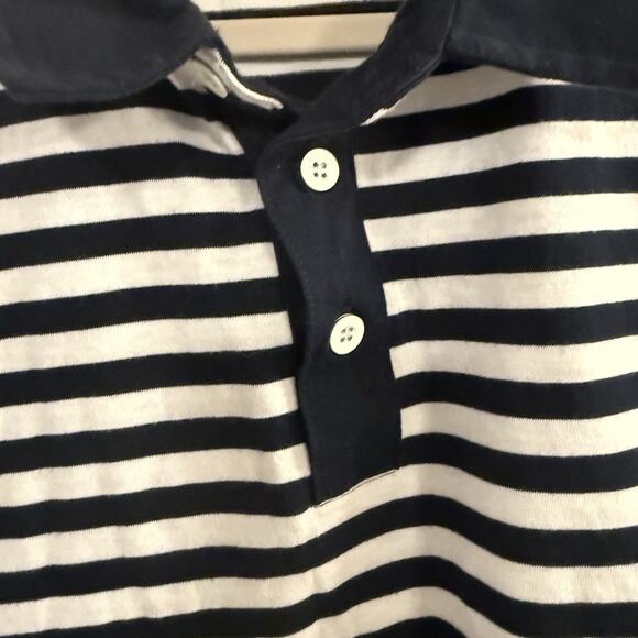 Helly Hansen Fjord Polo Men’s XL Navy Stripe Coastal Preppy Golf Weekend Casual - Picture 6 of 12